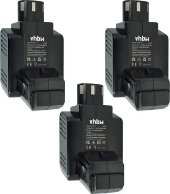 Produktbild von vhbw 3x Akku Ersatz für Hilti BP72, BP60, 331530, BP40 für Werkzeug (2500 mAh, NiMH, 24 V)