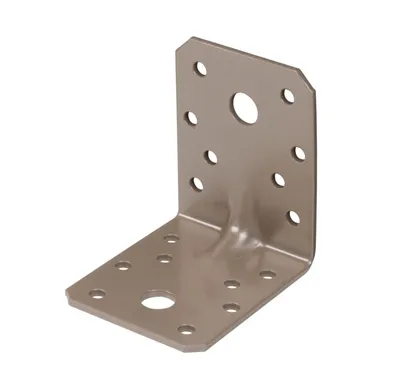 Produktbild von Alberts DURAVIS® Schwerl-Winkelverbinder mit Sicke, perlbeige 70 x 70 x 55 mm