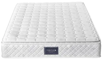 Zdjęcie produktu dla Materac - sprężynowy kieszeniowy - 140 x 200 cm - wysokość 25 cm - pianka termoelastyczna 7-strefowa - ergonomiczny - kolor: biały