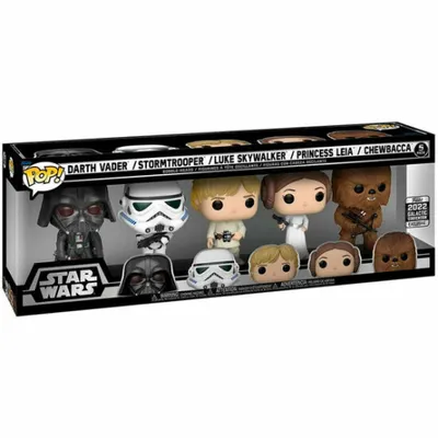 Image de Funko Pop! 5 Figurki Exklusywne Star Wars Classic - Zestaw Winylowych Postaci
