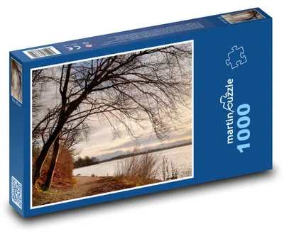 Zdjęcie produktu dla Puzzle 1000 Jesienne popołudnie nad jeziorem - martinpuzzle