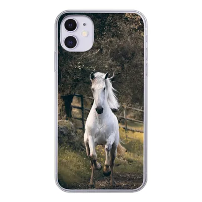 Produktbild von MuchoWow® Handyhülle Schutzhülle Hülle für iPhone 11 Pferd - Natur - Schlamm Silikon Softcase Handy Hülle - Handytasche