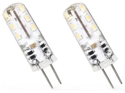 Produktbild von Spectrum G4 LED Stecklampe 1,5W 110lm 6000K Kaltweiß 12V 2 Stück