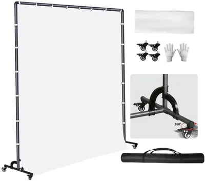 Productafbeelding van Verplaatsbare weide, studio- en evenementenomheining met wielen