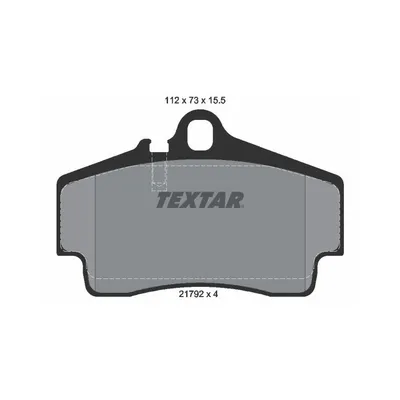 Produktbild von Textar Bremsbeläge hinten für Porsche 911 Boxster Cayman ohne Sensor Brembo