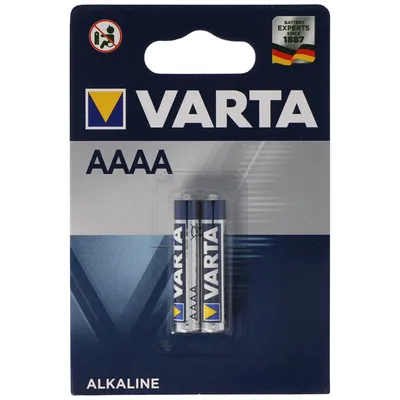 Zdjęcie produktu dla Varta 4061 101 402, Jednorazowa bateria, AAAA, Alkaliczny, 1,5 V, 2 szt., 40,2 mm