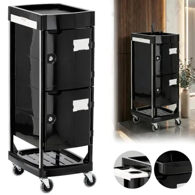 Immagine prodotto di carrello da parrucchiere estetista tavolino su rotelle per la tintura X10-1 carrello con Cassetti