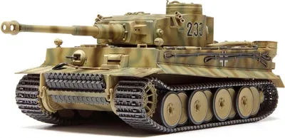 Produktbild von Tiger I 1:48 Modell, Ostfront Früh, inkl. Figur & Abziehbilder