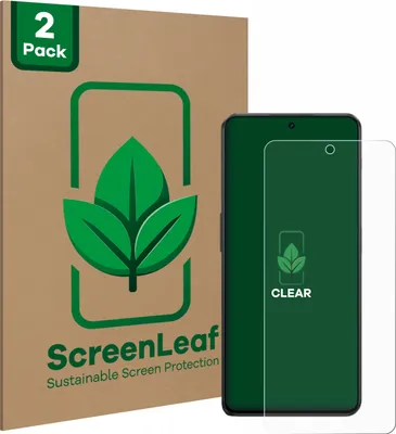 Produktbild von 2x ScreenLeaf Schutzfolie für OnePlus Nord 3 5G nachhaltiger Displayschutz Display Schutz Folie Klar Transparent
