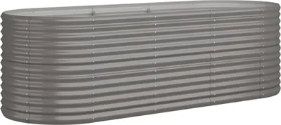 Produktbild von vidaXL Hochbeet Verzinkter Stahl 224x80x68 cm Grau