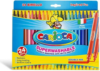 Immagine prodotto di Carioca Birello marcatore Fine/Medio Multicolore 24 pz