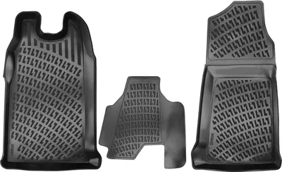 Produktbild von Fußmatten 3D Gummimatten für Ford Transit 2000-2014 Gummi TPE Schwarz 4tlg