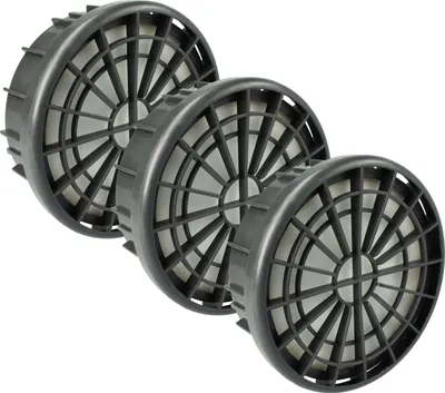 Produktbild von vhbw 3x Staubsaugerfilter Ersatz für Nilfisk 107402902 für Staubsauger - HEPA-Filter Schwarz Weiß