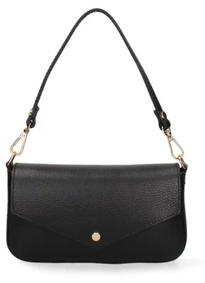 Obrázok produktu pre Lux Dameská kabelka cez rameno, biela, z materiálu Dollarleather, odnímateľné pútko, vyrobené v Taliansku