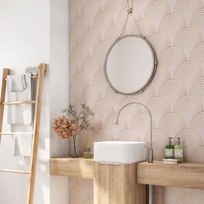 Produktbild von Klebefolie für Badezimmer - Lumaléa - Design - Klebefolie + MATTER Schutz - 50 x 50 cm