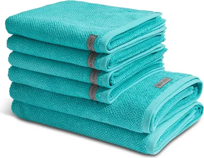 Produktbild von Ross Selection 4 X Handtuch 2 X Duschtuch im Set Weiche Frottee-Qualität für besten Komfort, Hohe Saugkraft und schnelle Trocknung, Stilvolles Design mit gewebter Bordüre