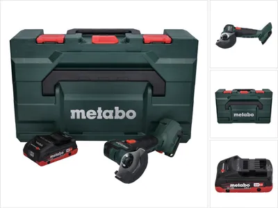 Zdjęcie produktu dla Akumulatorowa szlifierka kątowa Metabo CC 18 LTX 18 V 76 mm bezszczotkowa + 1x akumulator 4.0Ah + metaBOX - bez ładowarki