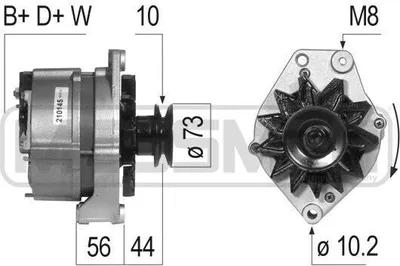 Obrázek produktu pro ERA 210145A Alternátor 90 A, 14 V pro VW Transporter IV (70B, 70C, 7DB, 7DK, 70J, 70K, 7DC, 7DJ) Transporter IV dodávka