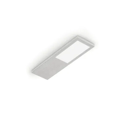 Productafbeelding van Livello, LED-lamp met kleurverandering, enkele lamp zonder schakelaar, compatibel met het LIC LED-systeem, aluminiumkleur
