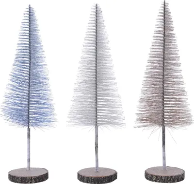 Produktbild von Decoris Glitzerbaum 8 x 20 cm sortiert