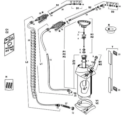 Immagine prodotto di Mesto Profi Plus Drucksprüher Füllinhalt 10l; 3 bar; seitentragbar; standfest