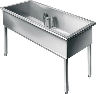 Image de KWC AR Cuvette d'atelier, SIRIUS, acier inoxydable, 2000x800x600 mm, soubassement