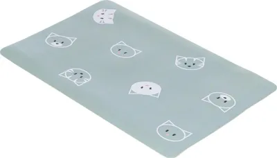 Image de Trixie Napfunterlage Katze Mimi, 44 × 28 cm, salbei