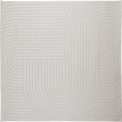 Obrázok produktu pre vidaXL Koberec PALMERAS krémový 240 x 240 cm polyester