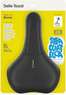 Produktbild von Selle Royal Sattel Brave sw, unisex, 285x186mm, Moderate
