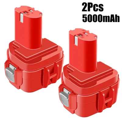 Produktbild von Akku für Elektrowerkzeuge - PA12 - 2er-Pack - 12 V - 5000 mAh - Ni-MH - Wiederaufladbar - Ersatzakku