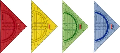 Produktbild von Brunnen Geodreieck 16cm bruchsicher sortiert