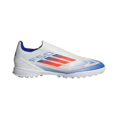 Produktbild von adidas F50 League Laceless Turf Cloud White Solar Red Lucid Blue - EU 42 2/3