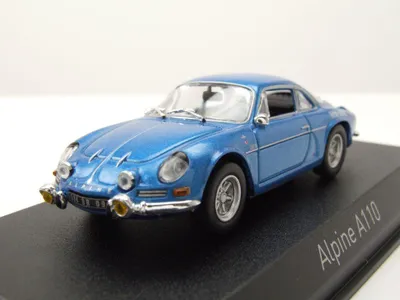 Produktbild von Norev 517826 Alpine Renault A110 1600 S 1973 blau mit Seitenlogo 1:43