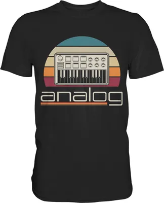 Produktbild von Modular Synthesizer Analog Synth Musiker T-Shirt – Black / 3XL
