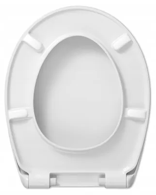 Produktbild von WC Sitz - Toilettensitz - 36 X 44 Cm - Duroplast - Antibakteriell - Softclose - Toilettendeckel