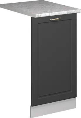 Produktbild von Geschirrspülblende Vicco Fame-Line Anthrazit-Gold 45 cm , AP Marmor, Model 55293