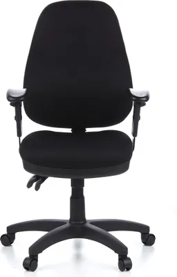 Obrázok produktu pre hjh OFFICE profesionálna kancelárska stolička ZENIT PRO ergonomická kancelárska stolička s podrúčkami (výškovo nastaviteľná) látková čierna otočná stolička do kancelárie, domácnosti