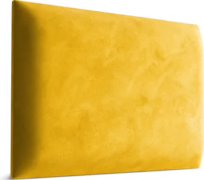 Zdjęcie produktu dla Panel Tapicerowany Prostokąt 40cm x 30cm Żółty MAGIC VELVET 2290