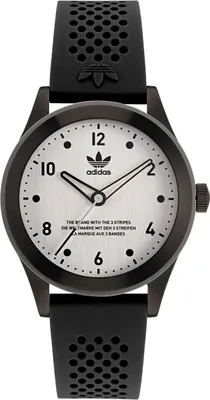 Produktbild von Adidas Uni Uhr CODE THREE Silikon schwarz AOSY22517
