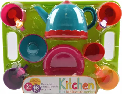 Produktbild von Großes Teeservice für Kinder - Kaffeeservice & Geschirr Set für Puppenküche & Picknick