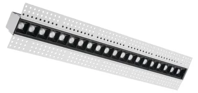 Obrázok produktu pre CENTURY MINIMAL Vstavané LED svietidlo, lineárne, 20 W, 3000 K, 1600 lm, CRI 95, 45°, magnetická montáž