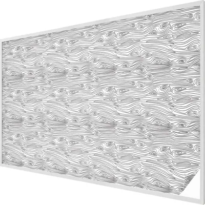 Produktbild von Buntglas Fensterfolie – 146x200 cm – Stained-Glass Design – blickdichte dekorative Sichtschutzfolie – selbstklebend, UV-Schutz – Holzlinien