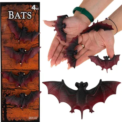 Zdjęcie produktu dla Tg66289 Nietoperze Dekoracja Halloween Nietoperz 4Szt