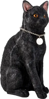Produktbild von Dekofigur Schwarze Katze H 40 cm Dekoration für Haus und Garten