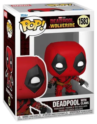Produktbild von Funko FK90456 - Deadpool & Wolverine POP! Vinyl Figur Deadpool with Claws 9 cm - Neu