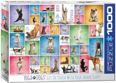 Produktbild von EUROGRAPHICS Hund Yoga Puzzle 1000 Teile