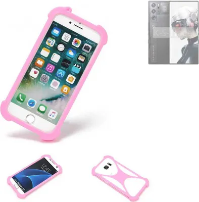 Produktbild von K-S-Trade Handy Hülle kompatibel mit Nubia Redmagic 9 Pro Schutz Hülle Bumper Silikon Schutz Hülle Cover Case Silikoncase Silikonbumper TPU