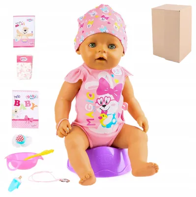 Produktbild von Interaktive Baby Born Puppe 43 cm für Mädchen mit Zubehör-zum Spielen Zapf Creation