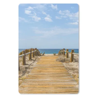 Produktbild von MuchoWow® Mauspad Mousepad Strand - Weg - Sommer 40x60 cm - Mousepads - Maus Mat - Pad - Mausunterlage - Schreibtisch Accesoire