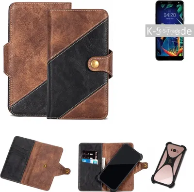 Produktbild von K-S-Trade Handy Hülle Schutz Hülle Schutzhülle Bookstyle Case kompatibel mit BQ Aquaris C Handy Cover Hülle Schutztasche 1x